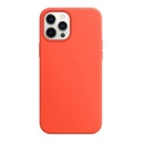 StraTG Coral Silicon Cover for iPhone 13 Pro - Slim and Protective Smartphone Case 