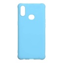 StraTG Turquoise Silicon Cover for Samsung A10s - Slim and Protective Smartphone Case 