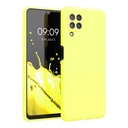 StraTG Yellow Silicon Cover for Samsung A22 / M22 / M32 / F22 - Slim and Protective Smartphone Case with Camera Protection