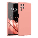 StraTG Pink Silicon Cover for Samsung A22 / M22 / M32 / F22 - Slim and Protective Smartphone Case with Camera Protection