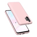 StraTG Pink Silicon Cover for Samsung A32 5G - Slim and Protective Smartphone Case 