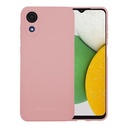 StraTG Pink Silicon Cover for Samsung A03 Core - Slim and Protective Smartphone Case with Camera Protection