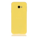 StraTG Yellow Silicon Cover for Samsung J4 Plus - Slim and Protective Smartphone Case 