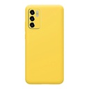 StraTG Yellow Silicon Cover for Oppo A16 / A16S - Slim and Protective Smartphone Case with Camera Protection