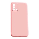 StraTG Pink Silicon Cover for Oppo A74 / A95 4G / F19 - Slim and Protective Smartphone Case with Camera Protection