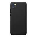 StraTG Black Silicon Cover for Realme C11 2020 - Slim and Protective Smartphone Case with Camera Protection