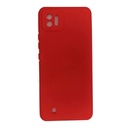 StraTG Red Silicon Cover for Realme C11 2021 / C20 / C20A - Slim and Protective Smartphone Case with Camera Protection