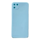 StraTG Turquoise Silicon Cover for Realme C11 2020 - Slim and Protective Smartphone Case with Camera Protection