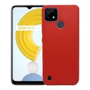 StraTG Red Silicon Cover for Realme C21 - Slim and Protective Smartphone Case 