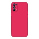 StraTG Hot Pink Silicon Cover for Oppo Reno 5 4G / Reno 5 5G - Slim and Protective Smartphone Case with Camera Protection