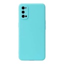 StraTG Turquoise Silicon Cover for Oppo Reno 5 4G / Reno 5 5G - Slim and Protective Smartphone Case with Camera Protection