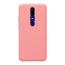 StraTG Hot Pink Silicon Cover for Oppo F11 - Slim and Protective Smartphone Case 