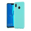 StraTG Turquoise Silicon Cover for Huawei Y9 2019 - Slim and Protective Smartphone Case 