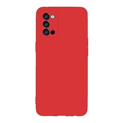[MACO-701866] ستراتيجى جراب حماية سيليكون احمر للمحمول Xiaomi Poco M3 مع حماية للكاميرا