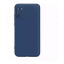 StraTG Dark Blue Silicon Cover for Xiaomi Poco M3 - Slim and Protective Smartphone Case with Camera Protection