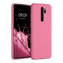 StraTG Hot Pink Silicon Cover for Xiaomi Redmi Note 8 Pro - Slim and Protective Smartphone Case 