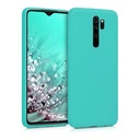 StraTG Turquoise Silicon Cover for Xiaomi Redmi Note 8 Pro - Slim and Protective Smartphone Case 