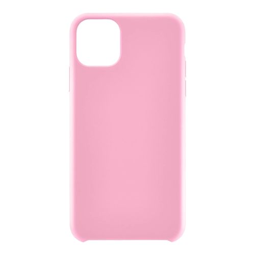 [MACO-701926] StraTG Pink Silicon Cover for iPhone 11 Pro Max - Slim and Protective Smartphone Case 