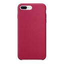 StraTG Fuchsia Silicon Cover for iPhone 7 Plus / 8 Plus - Slim and Protective Smartphone Case 