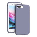 StraTG Grey Silicon Cover for iPhone 7 Plus / 8 Plus - Slim and Protective Smartphone Case 