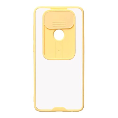 [MACO-701971] ستراتيجى جراب حماية وواقى كاميرا اصفر وشفاف للمحمول Xiaomi Redmi Note 9