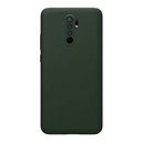 ستراتيجى جراب حماية سيليكون أخضر غامق للمحمول Xiaomi Redmi 9 مع حماية للكاميرا