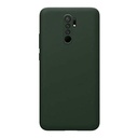 StraTG Dark Green Silicon Cover for Xiaomi Redmi 9 - Slim and Protective Smartphone Case with Camera Protection