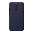 StraTG Dark Blue Silicon Cover for Xiaomi Redmi 9 - Slim and Protective Smartphone Case with Camera Protection