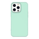 StraTG Turquoise Silicon Cover for iPhone 13 Pro - Slim and Protective Smartphone Case 