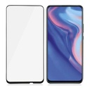 ستراتيجى اسكرينة حماية شاشة موبايل Huawei Y9s / Huawei Y9 Prime (2019) - زجاج - احمى شاشة جوالك - أطار أسود